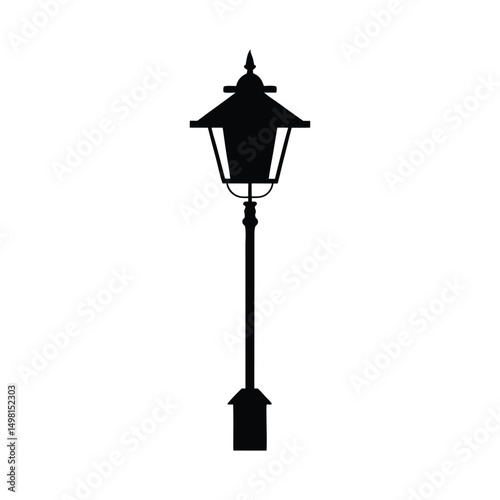 street lamp vector