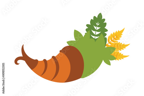 acorn and oak leaves