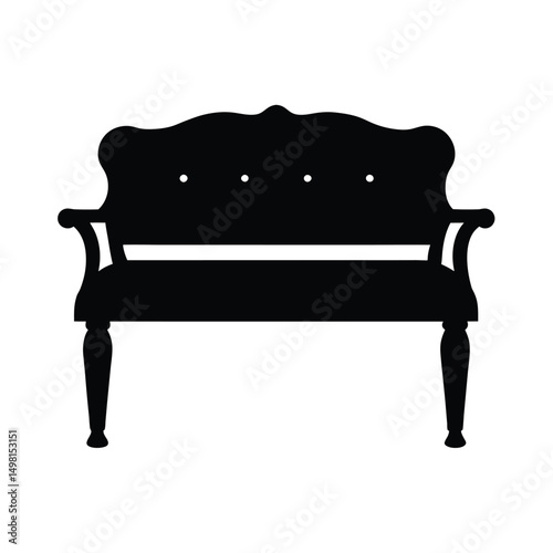 sofa isolated on white background