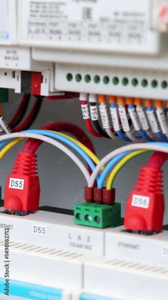 Connect electrical modules using copper electrical wires with metal ...