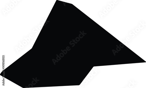 Agios Dimitrios Cyprus silhouette map