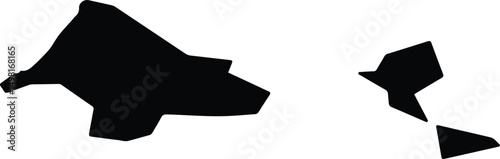 Agios Andronikos Karpasias Cyprus silhouette map