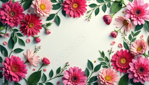 Intricate floral bouquets within hexagons, vibrant hues , bloom, stem