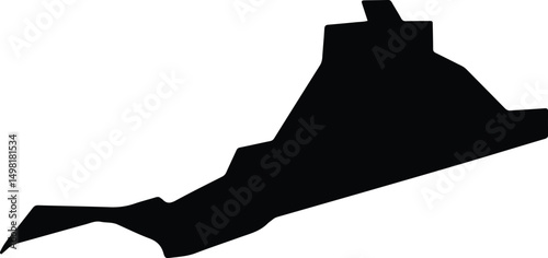 Al Salam Egypt silhouette map