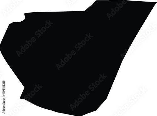 Al Husanyniyya Jordan silhouette map