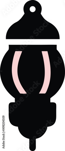 lantern light silhouette