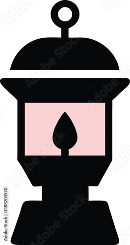 lantern light silhouette 