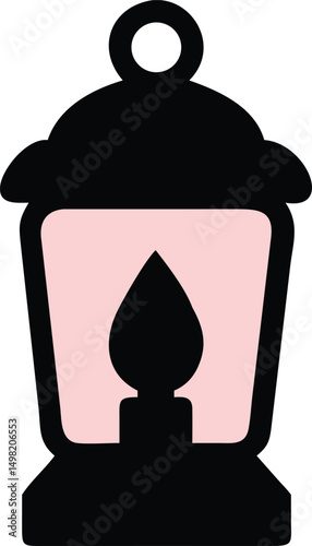 lantern light silhouette 