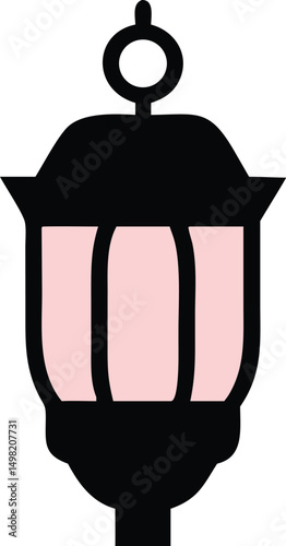 lantern light silhouette 