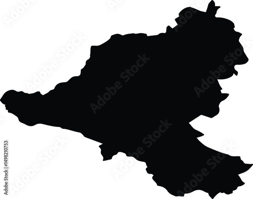 ALBA IULIA Romania silhouette map