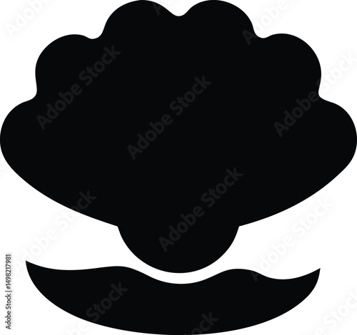 shell pearl silhouette
