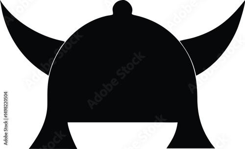 viking helmet silhouette
