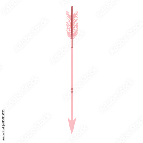 Minimalistic Arrow with Precise Linework in Powder Isolated on Transparent Background