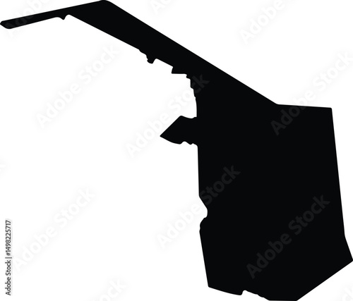 Amudarya Uzbekistan silhouette map