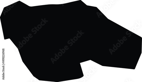 Ash Shahil Yemen silhouette map