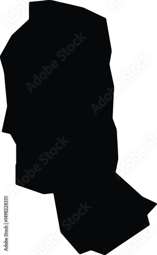 As Salam   WK Sudan silhouette map