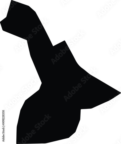 As Salam   SD Sudan silhouette map