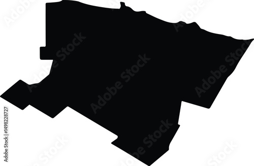 Arzgirsky District Russia silhouette map