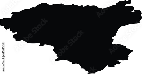 Aronas pag Latvia silhouette map