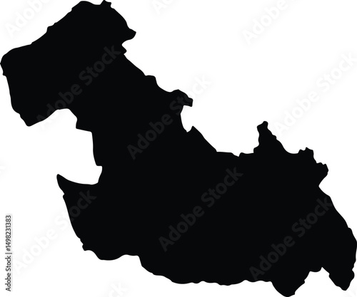 Aroma Bolivia silhouette map