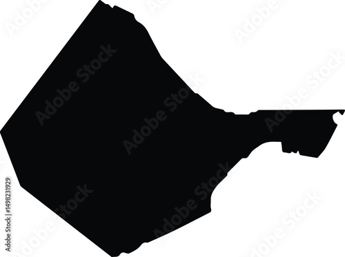 Armação dos Búzios Brazil silhouette map