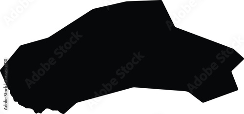 Armagh City  Banbridge and Craigavon United Kingdom silhouette map