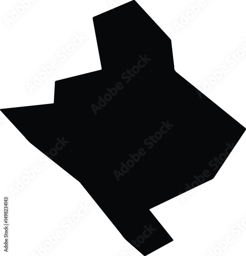 Argaki Cyprus silhouette map