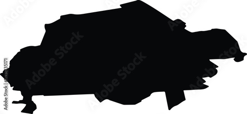 Are vald Estonia silhouette map
