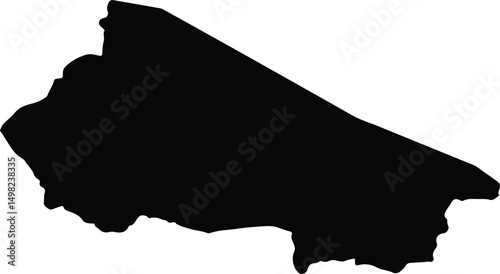 Arar Saudi Arabia silhouette map