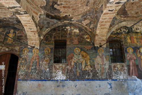 Albania. Korçë, Voskopoja village St. Nicholas church, old byzantine religion  18 May 2025