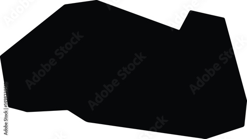Arakapas Cyprus silhouette map