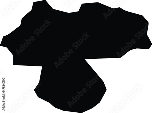 Aragats Armenia silhouette map