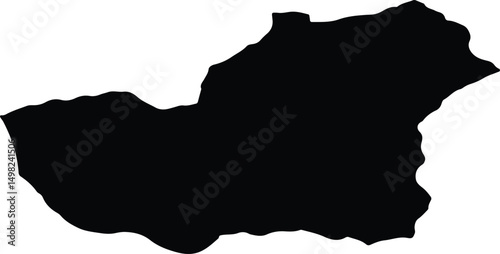 AZUGA Romania silhouette map