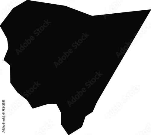 Az Zahir Yemen silhouette map