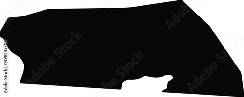 Avaza Turkmenistan silhouette map