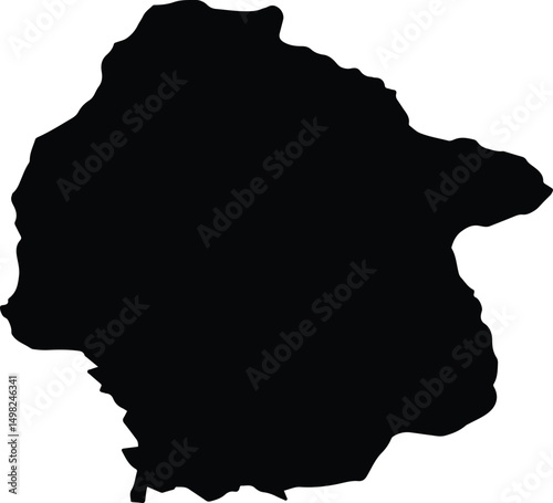 AUSEU Romania silhouette map