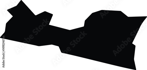 Aurelino Leal Brazil silhouette map