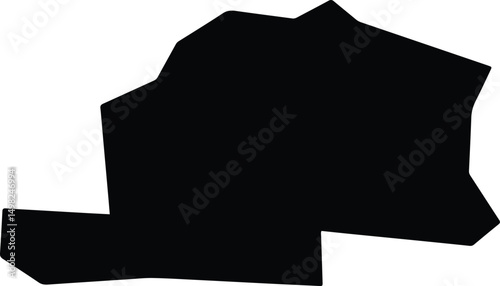 Auliekol`skiy Kazakhstan silhouette map photo