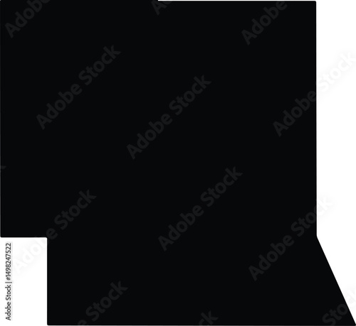 Audubon United States silhouette map