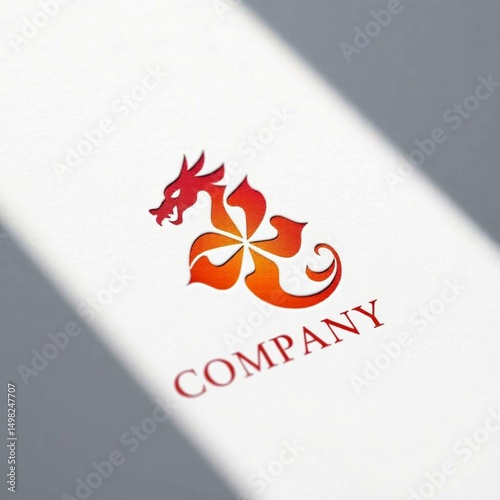 Logo mockup minimalist template