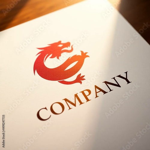 Logo mockup minimalist template