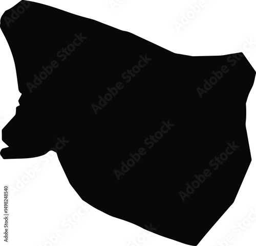 Atsaphangthong Laos silhouette map