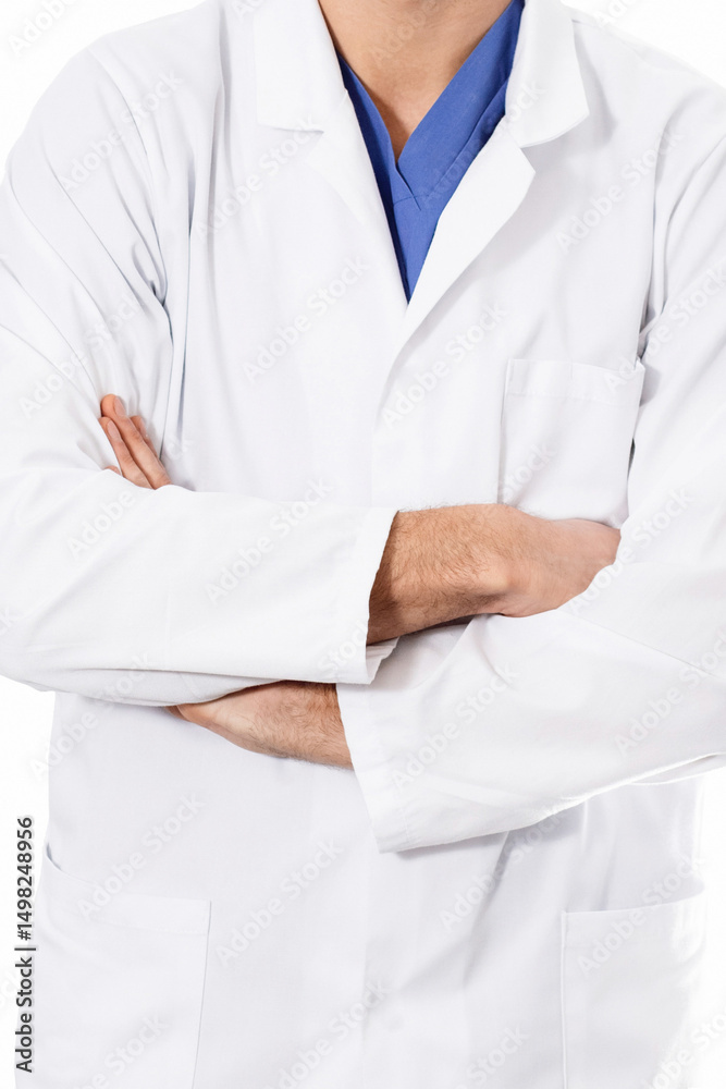 Medical professional in a clinic setting with blurred background, symbolizing expertise in disease diagnosis, treatment, and patient care. Medical professional in a clinic setting with blurred background, symbolizing expertise in disease diagnosis, treatment, and patient care.