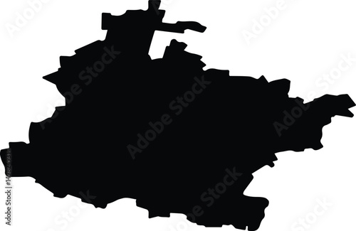 Atkarsky District Russia silhouette map
