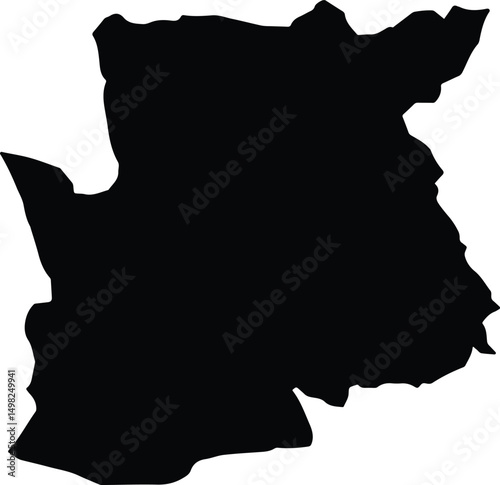 Atexcal Mexico silhouette map