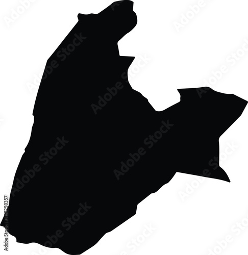 Atarjea Mexico silhouette map