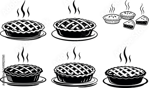 Delicious hot pies sweet treats baked goods dessert food