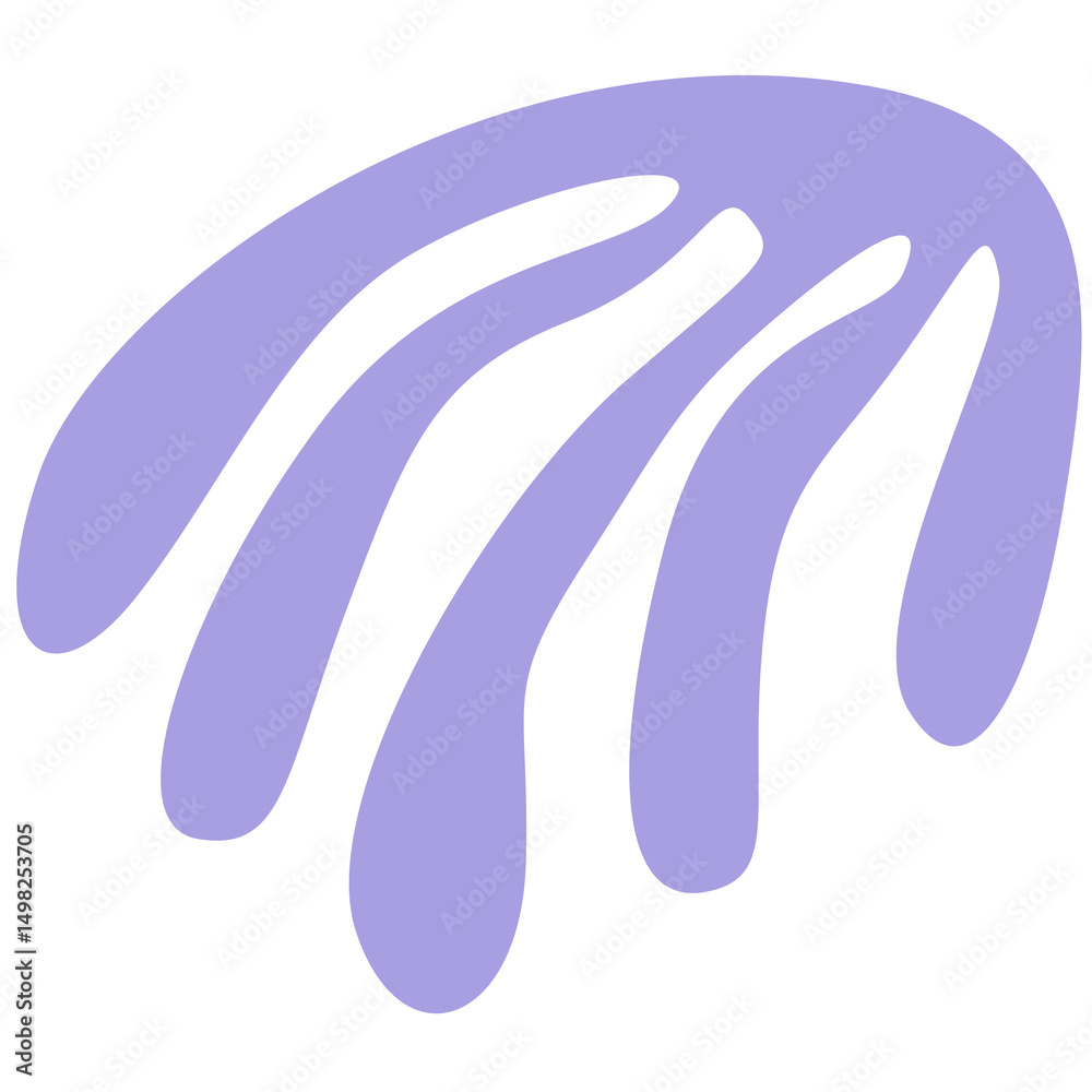 Obraz premium plants abstract creative hand drawing doodle element