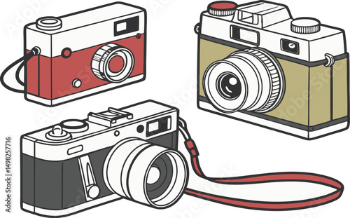 vintage photo cameras