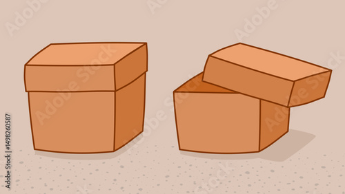 vector illustration of a box